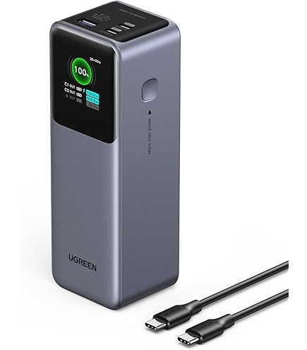 UGREEN GENSGIN 原神　Nexode　20000mAh UGREEN Nexode Power Bank 20000mAh 165W with Retractable USB